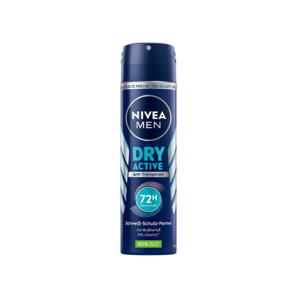 Nivea Dry Active Men Body Spray 150ml